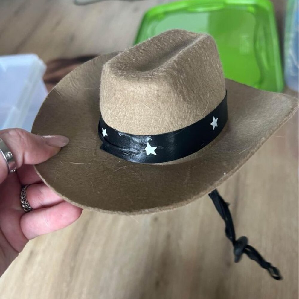 Brown Cowboy hat for Dog